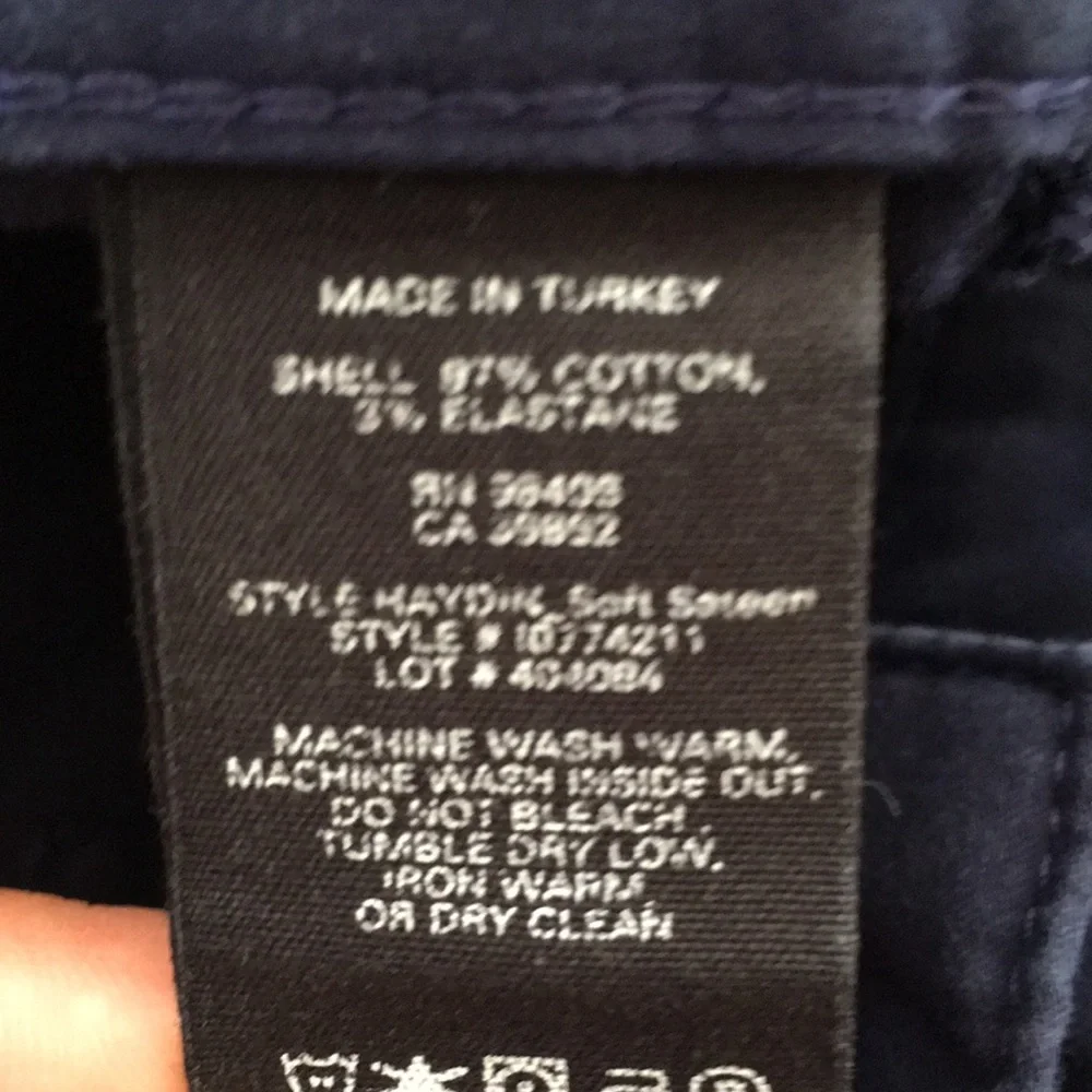 Theory navy blue EUC skinny straight leg denim  size 29